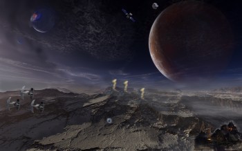 This is a Star Wars inspired planet I thought of, Named Whabaria